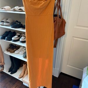 L*Space Mustard Midi Dress